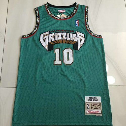 NBA 10 Bibby Grizzlies authentique Maillot green